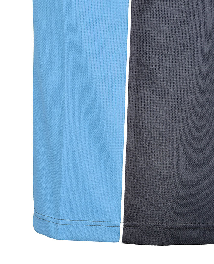 Long Sleeve Mesh Polo