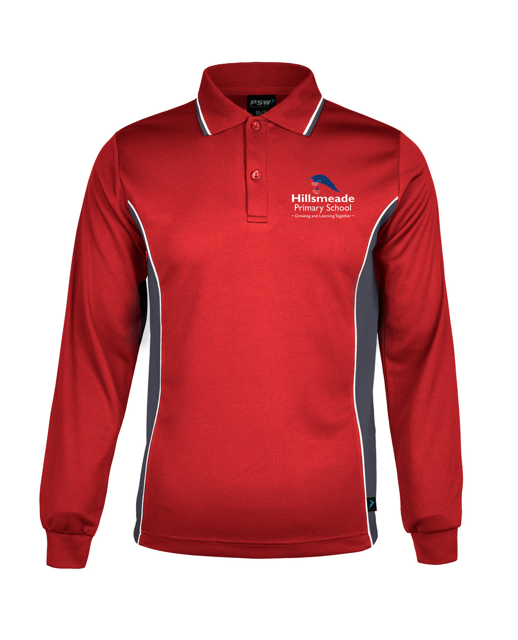 L/S Mesh Polo with Panels