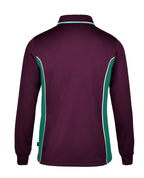 Long Sleeve Mesh Polo