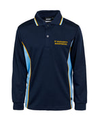 L/S Mesh Polo with Panels