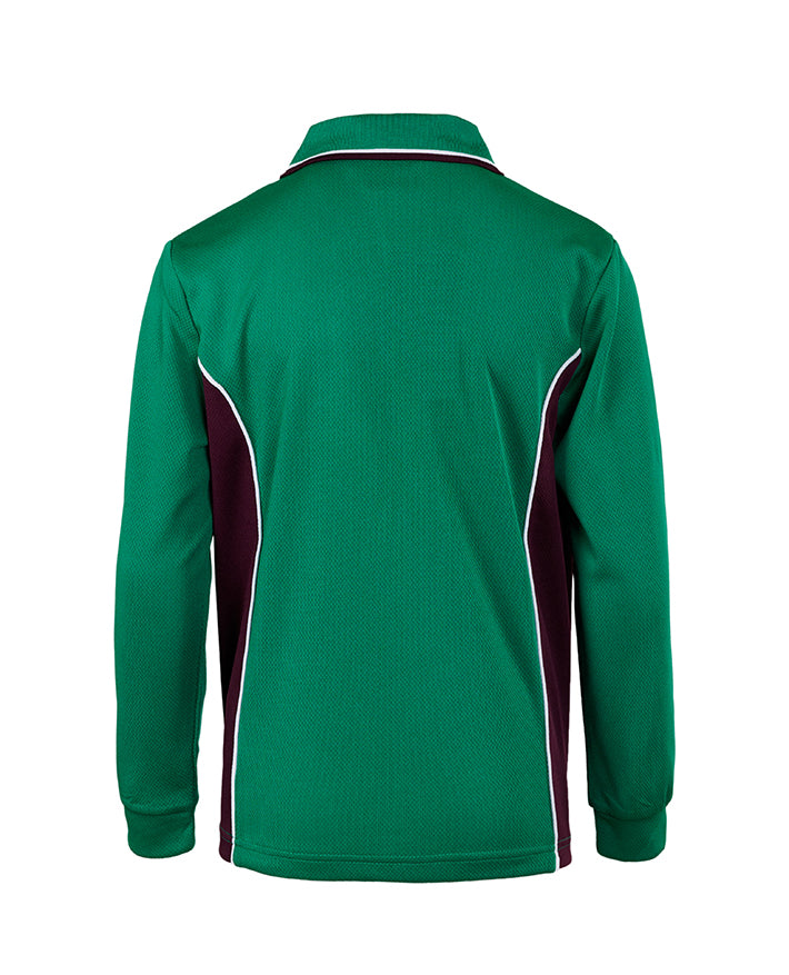 L/S Mesh Polo with Panels