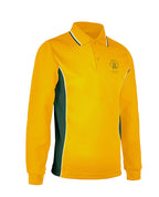 Long Sleeve Mesh Polo