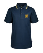 S/S Polo Cotton Back with Jacquard Collar