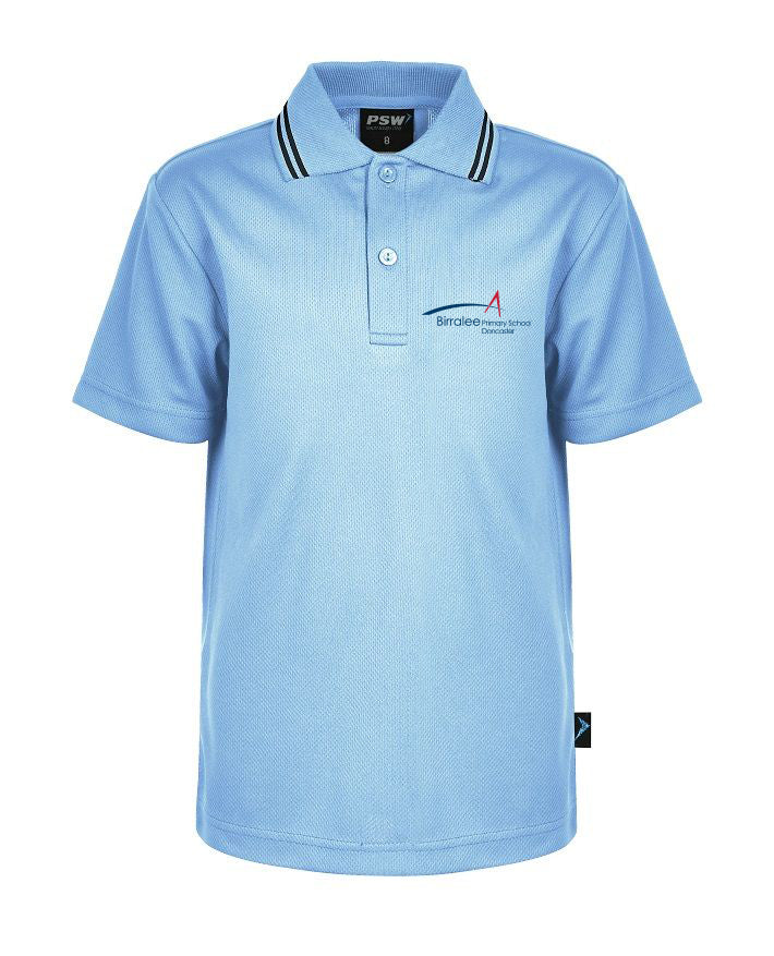 Short Sleeve Mesh Polo