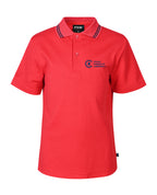 Short sleeve CB mesh polo