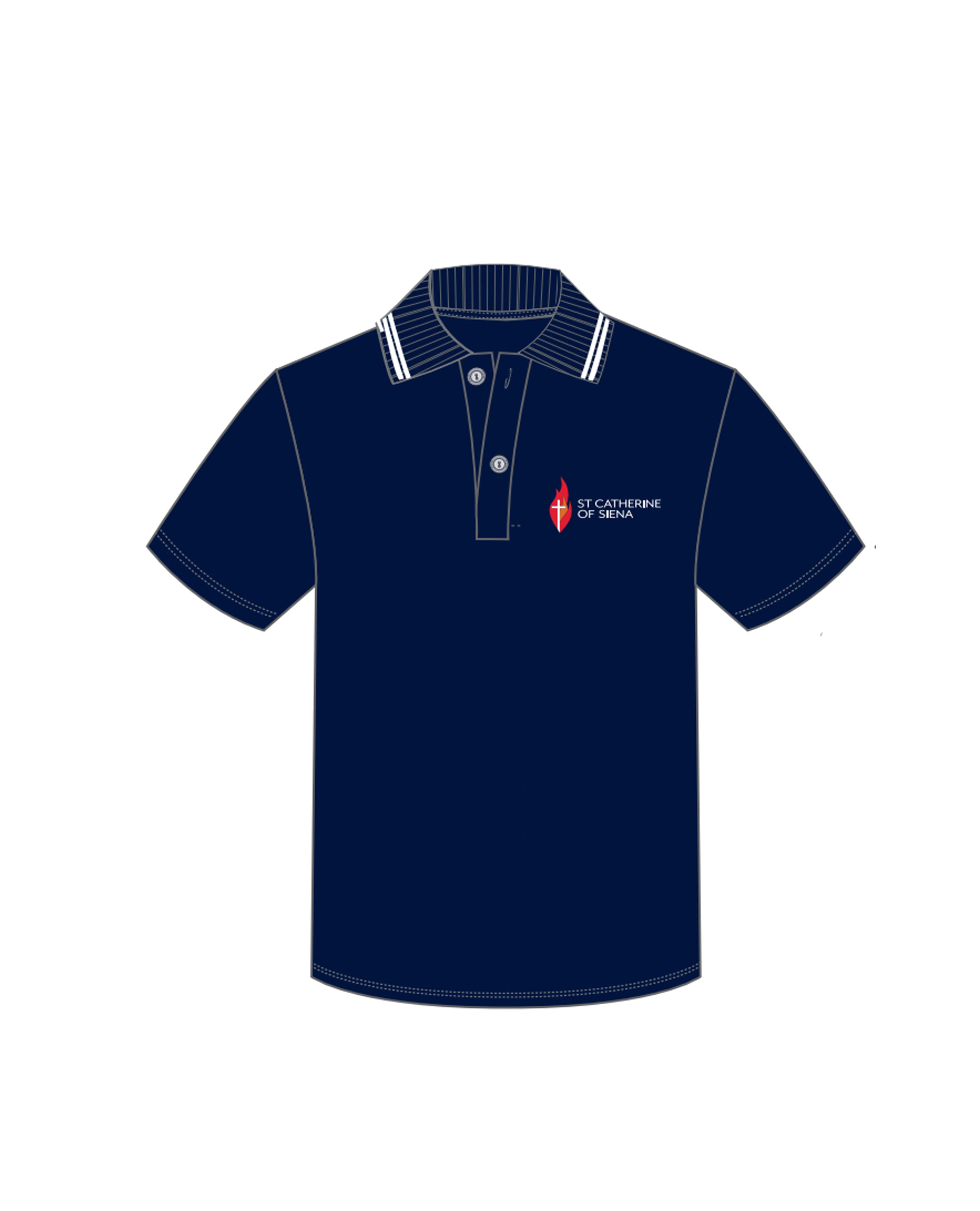 Short sleeve CB mesh polo