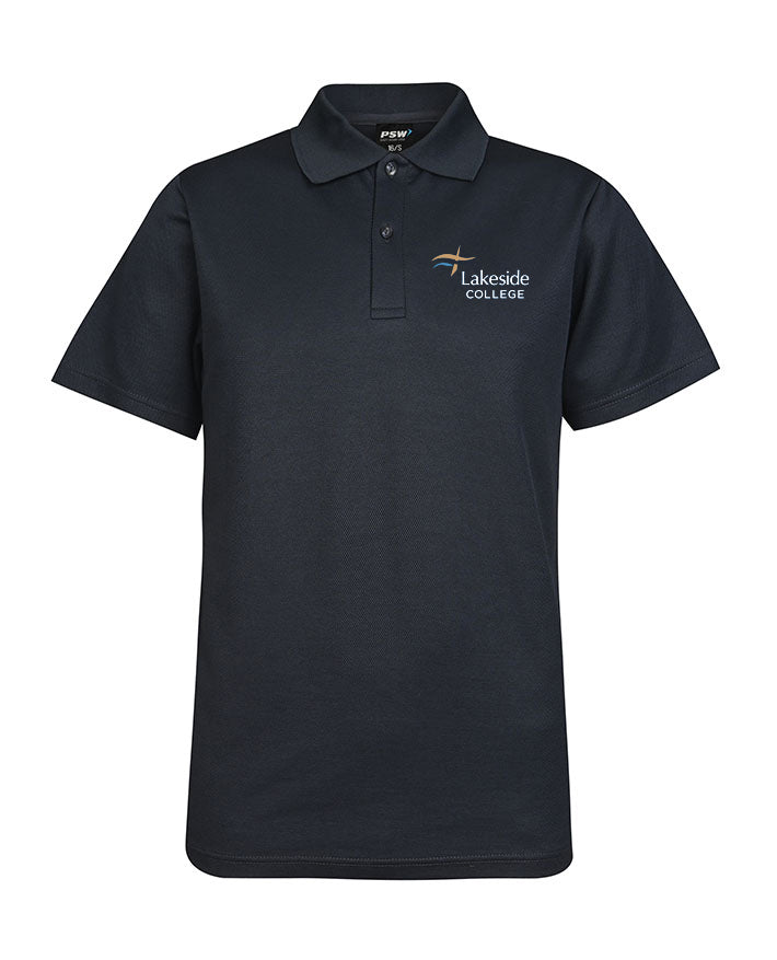 Cotton Back Mesh Polo