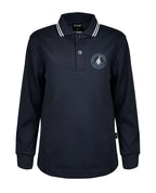 Long Sleeve Mesh Polo