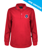 Long Sleeve Mesh Polo
