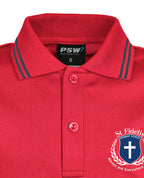 Long Sleeve Mesh Polo