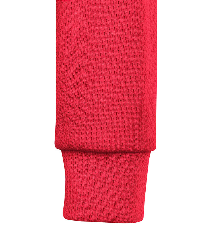 Long Sleeve Mesh Polo