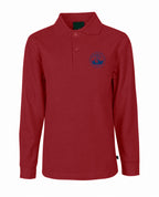 Long sleeve CB mesh plain polo