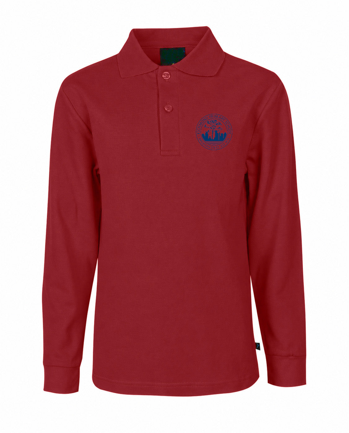 Long sleeve CB mesh plain polo
