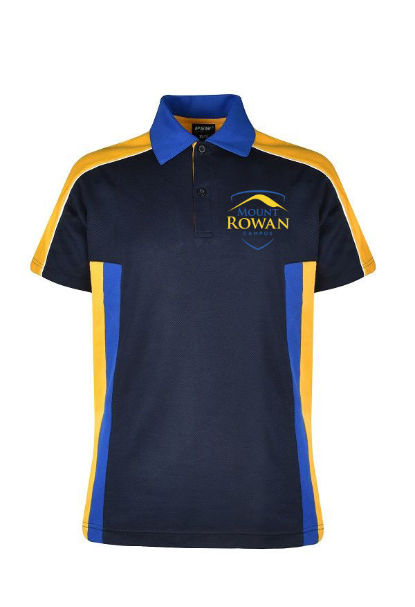 Short Sleeve Cotton Back Mesh Polo