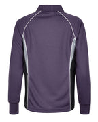 Long Sleeve Mesh Polo