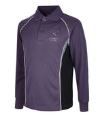Long Sleeve Mesh Polo