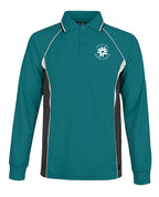 Long Sleeve Mesh Polo