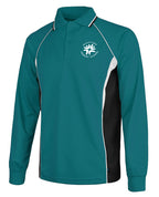 Long Sleeve Mesh Polo