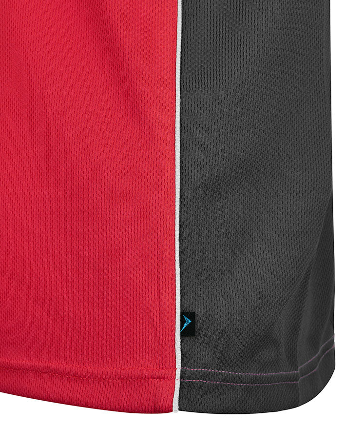 Long Sleeve Mesh Polo
