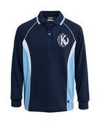 Long Sleeve Mesh Polo