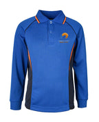 Long Sleeve Mesh Polo