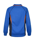 Long Sleeve Mesh Polo