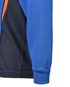 Long Sleeve Mesh Polo
