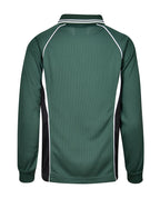Long Sleeve Mesh Polo