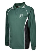 Long Sleeve Mesh Polo