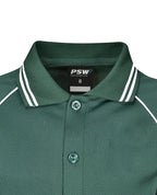 Long Sleeve Mesh Polo