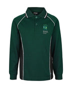 Long Sleeve Mesh Polo - Cotton Back