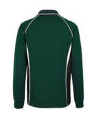 Long Sleeve Mesh Polo - Cotton Back