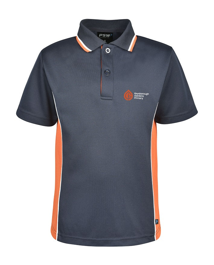 Short Sleeve Mesh Polo