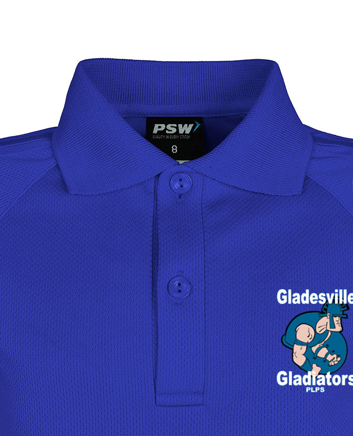 Short Sleeve Mesh Polo
