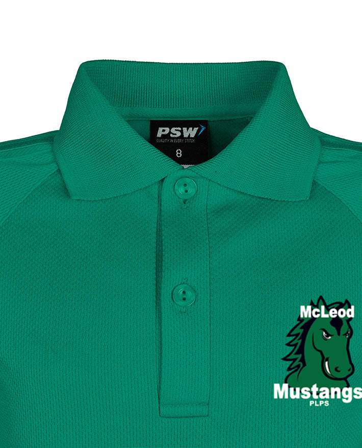 Short Sleeve Mesh Polo