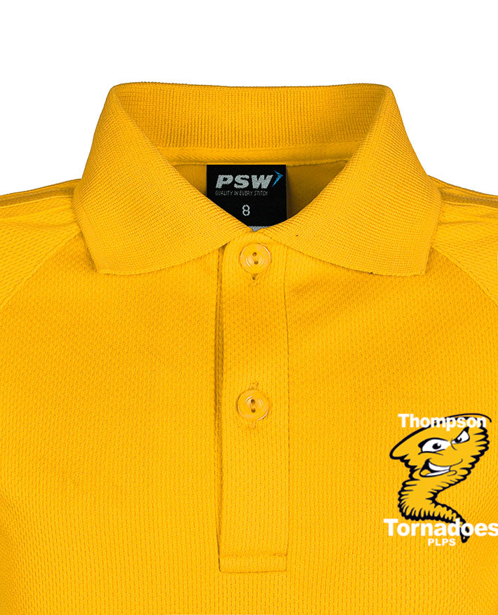 Short Sleeve Mesh Polo