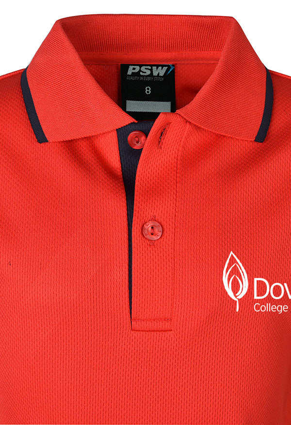 Short Sleeve Mesh Polo