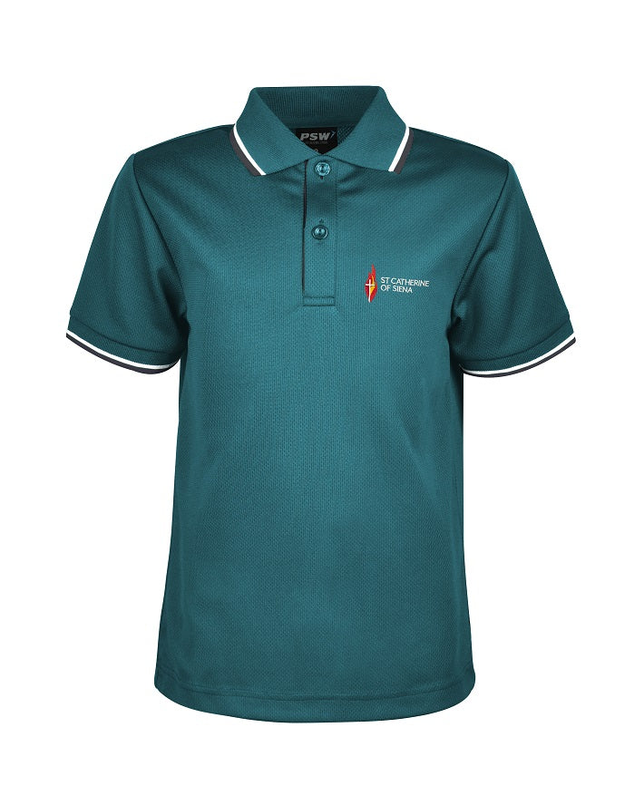 Short Sleeve Mesh Polo