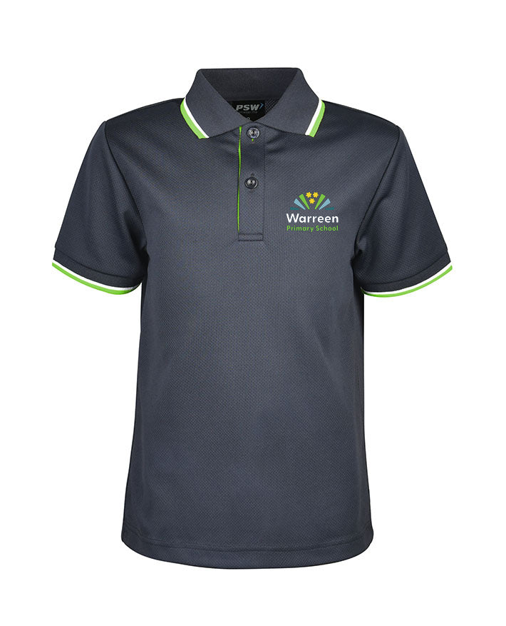 Short Sleeve Mesh Polo