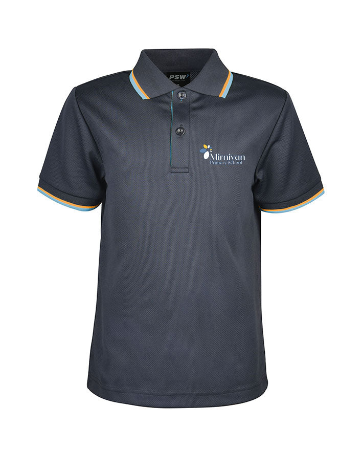 Short Sleeve Mesh Polo
