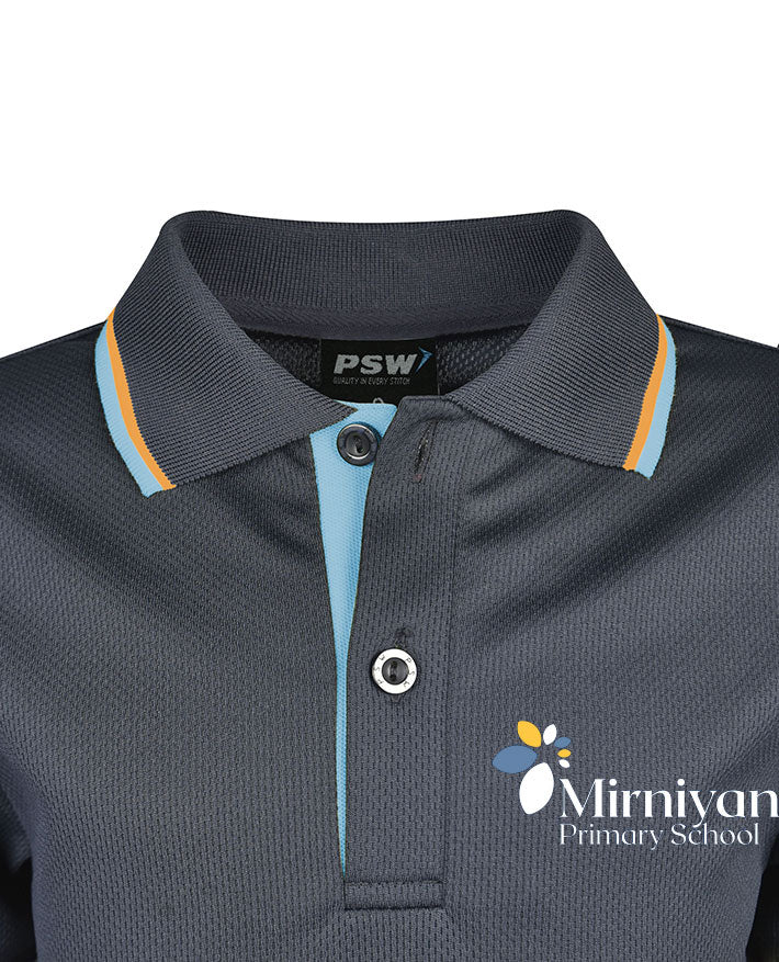 Short Sleeve Mesh Polo