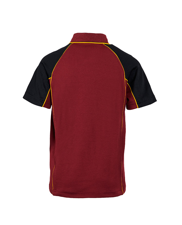 S/S Panelled Cotton Back Polo