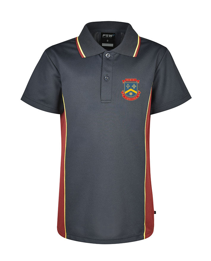 Short Sleeve Ladies Micromesh Polo