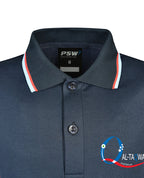 Long Sleeve Mesh Polo - Cotton Back
