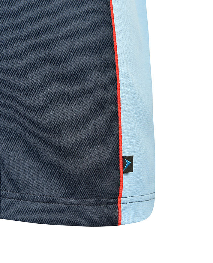 Long Sleeve Mesh Polo - Cotton Back