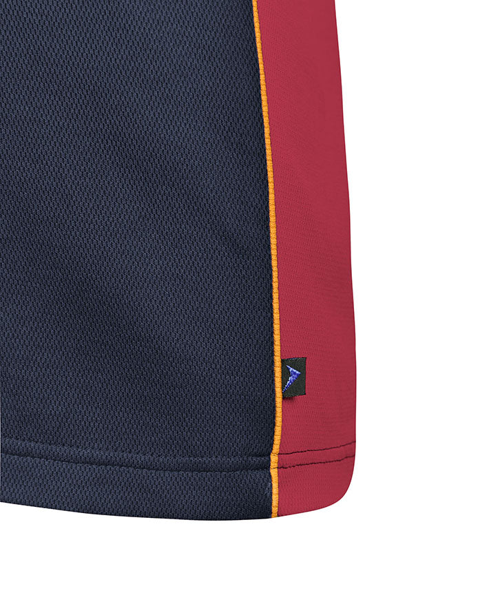Long Sleeve Mesh Polo - Cotton Back