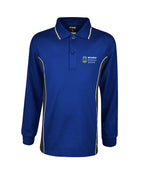 Long Sleeve Mesh Polo - Cotton Back