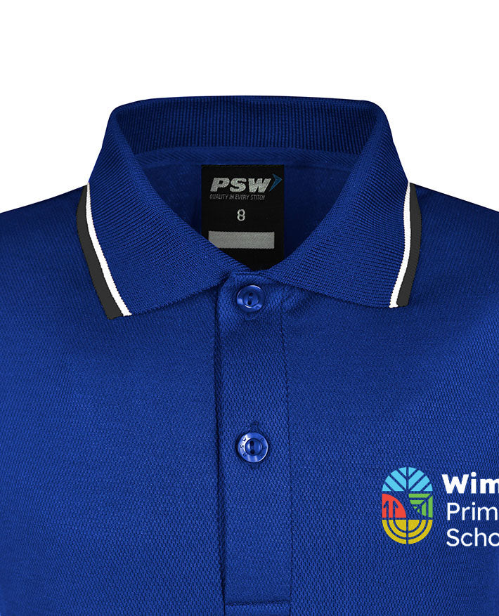 Long Sleeve Mesh Polo - Cotton Back