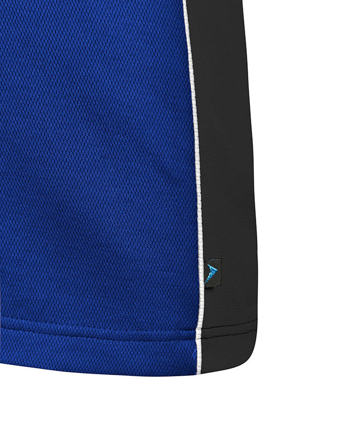 Long Sleeve Mesh Polo - Cotton Back