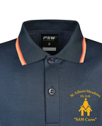 Long Sleeve Mesh Polo - Cotton Back